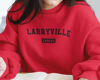 Larryville Kansas Crewneck – College Style Pullover