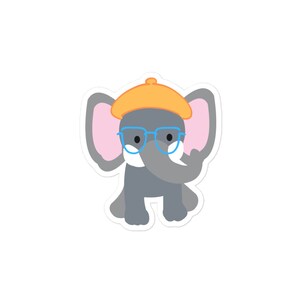 Oqui el elefante Pegatina