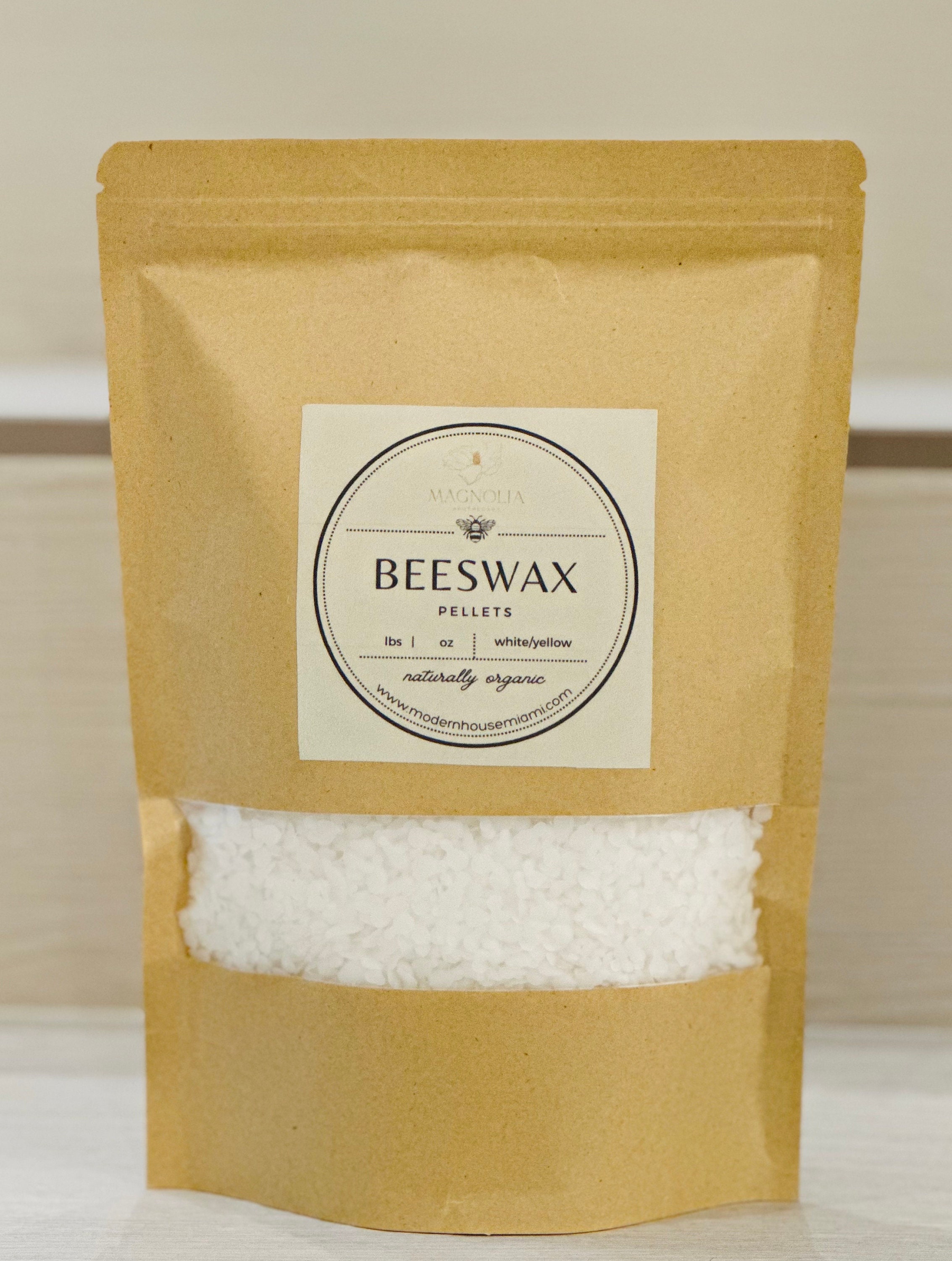White Beeswax Pellets Organic Pure Natural DIY Candle Making