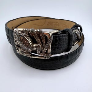 Vintage Crocodile Belt - Etsy display picture 1