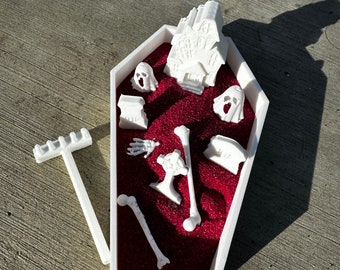 Mini Coffin Zen Garden