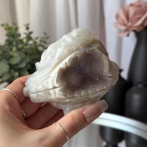 Druzy Amethyst Agate Money Toad Carving Hand Carved Money Toad Crystal Carving Lucky Frog High Quality Crystal for Prosperity and Abundance