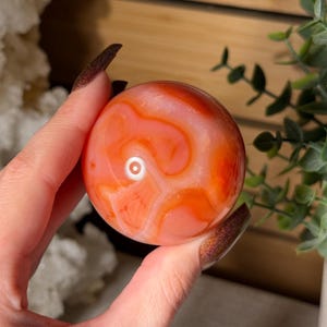 Carnelian Sphere - Etsy