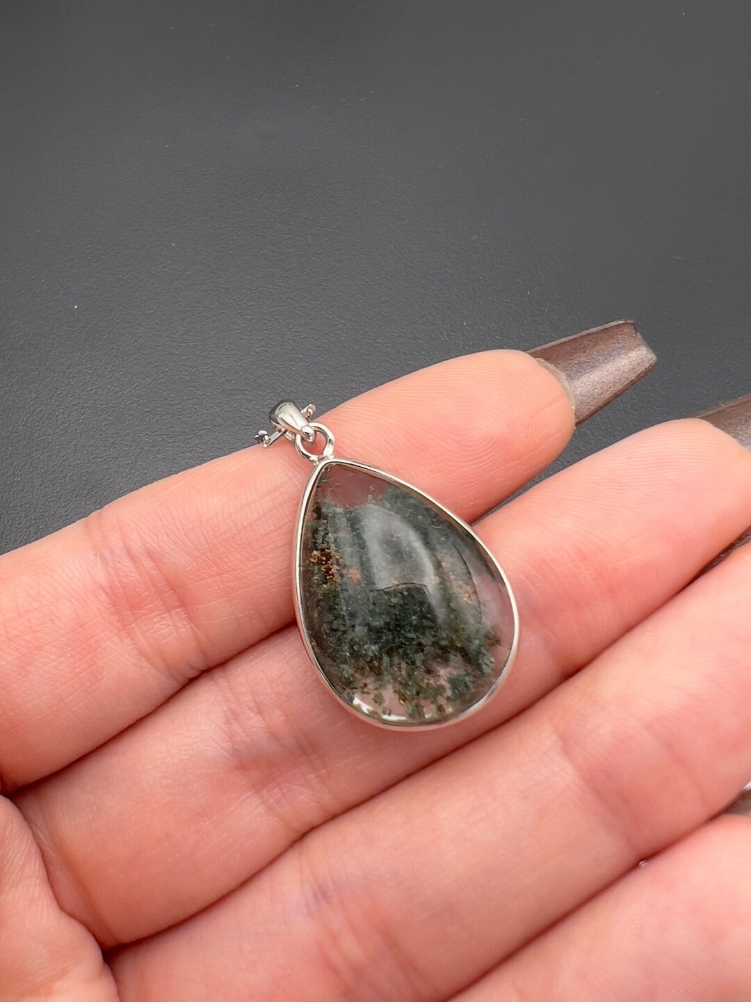 Garden Quartz Necklace Etsy
