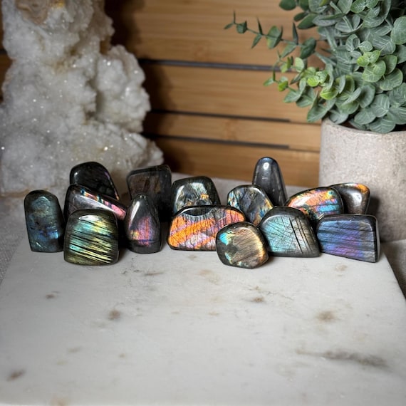 Mini Labradorite Crystal Freeform Pick Your Own Flashy Labradorite Freeform Crystal for Protection Transformation Metaphysical Healing Gift