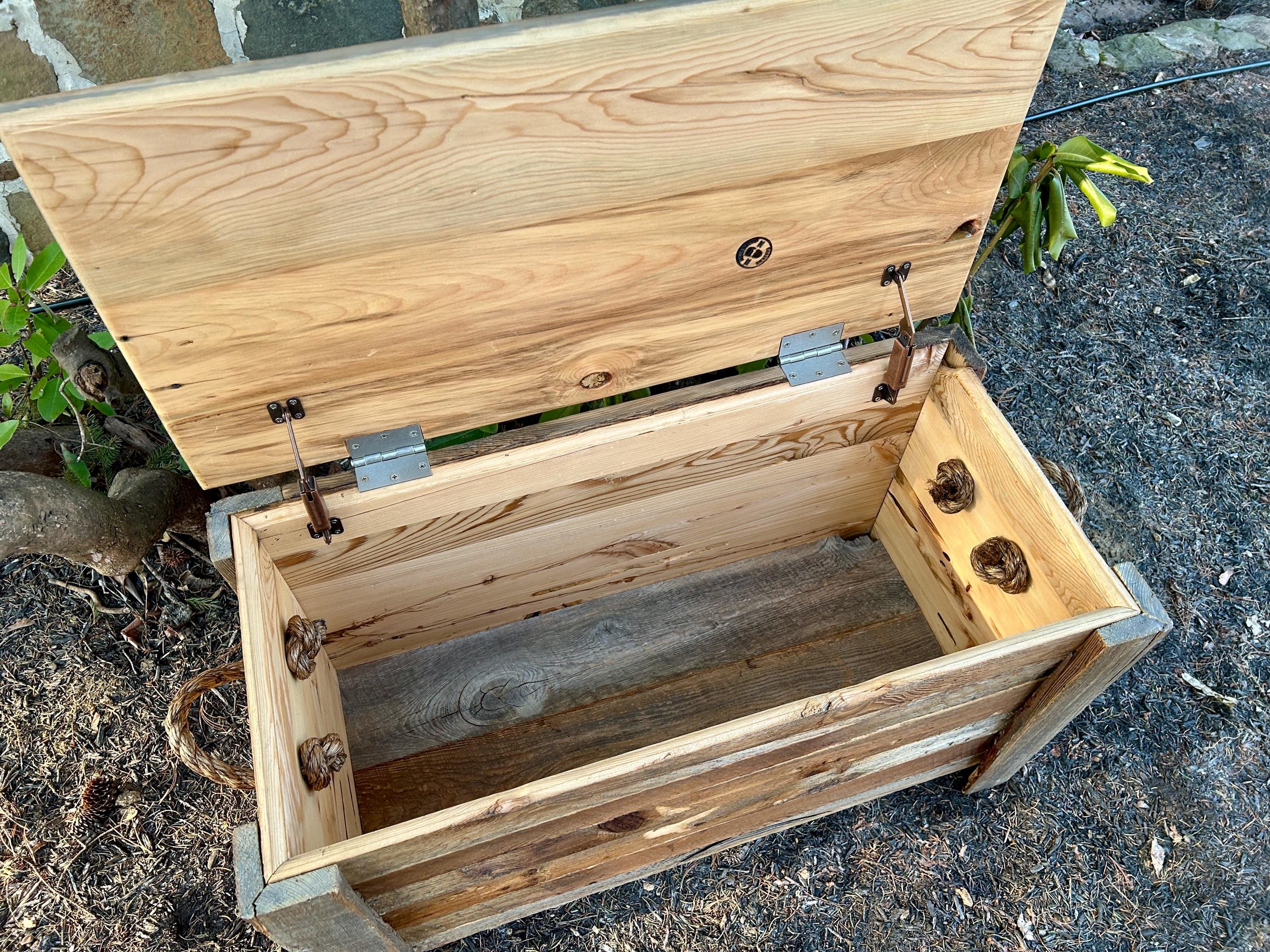 Best Chest Rack Reclaimed Wood Chest & Coat Rack Set: Farmhouse Entryway Furniture - Etsy