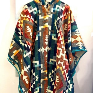 Poncho, Wool, Alpaca, unisex