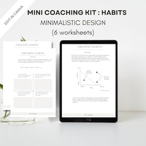 coaching resources,coaching canva templates, coaching worksheet canva,habit planner,worksheets for habits,coaching tools for habits,coachkit