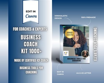 business coaching startup kit, coach bundle, social media canva template, instagram post, business tools, coaching planner,coaching template