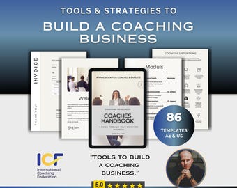 Coaching Business Handbook, Marketing & Strategy Planner Digital Download