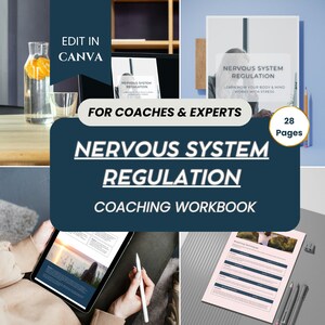 stress relief ebook, coping with stress, manage stress, stress tolerance, nervous system regulation, coaching canva ebook,
