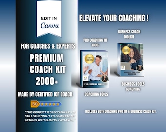 Coaching Business Bundle coaching template business planners Business Coach Start Up Toolkit Canva Template Life Coach instagram reels kit