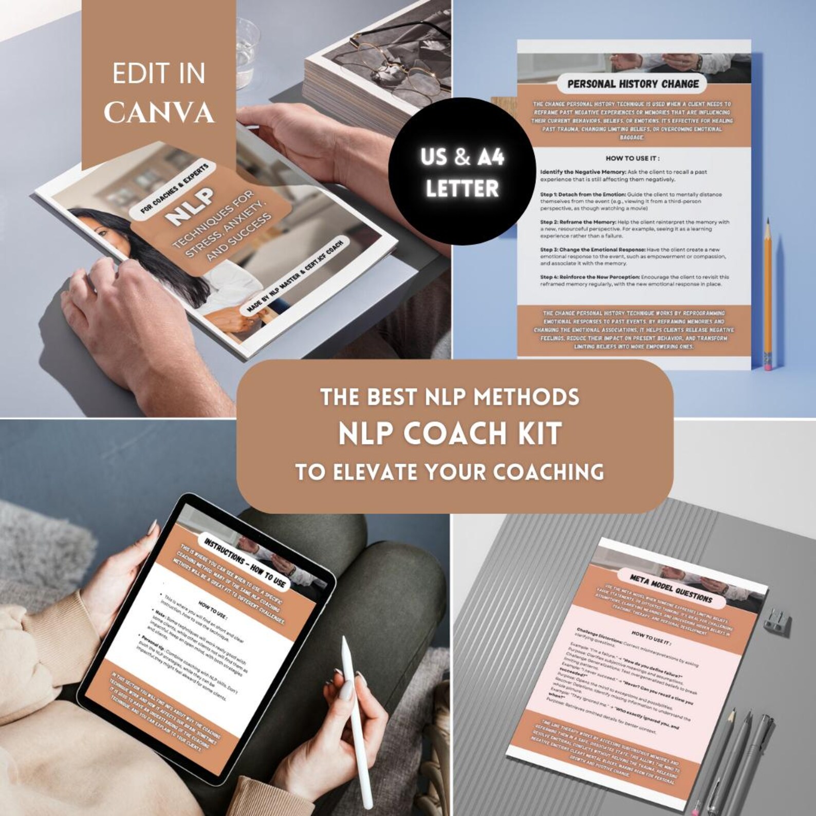 NLP Coaching Techniques for Mental Health Coaching Templates With ...