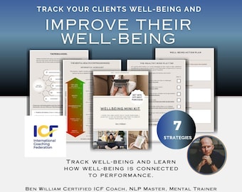 Editable Canva Mental Health Mind Platter Worksheet Bundle Well-Being Tracker Therapy Tools for Coaches, Holistic Practitioners  Mentors