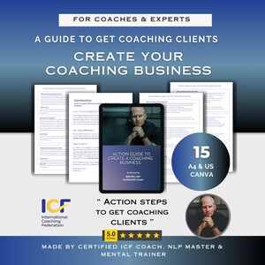 How to get coaching clients, Action steps for getting coaching clients, Checklist template for coaches, client attraction template, coaching