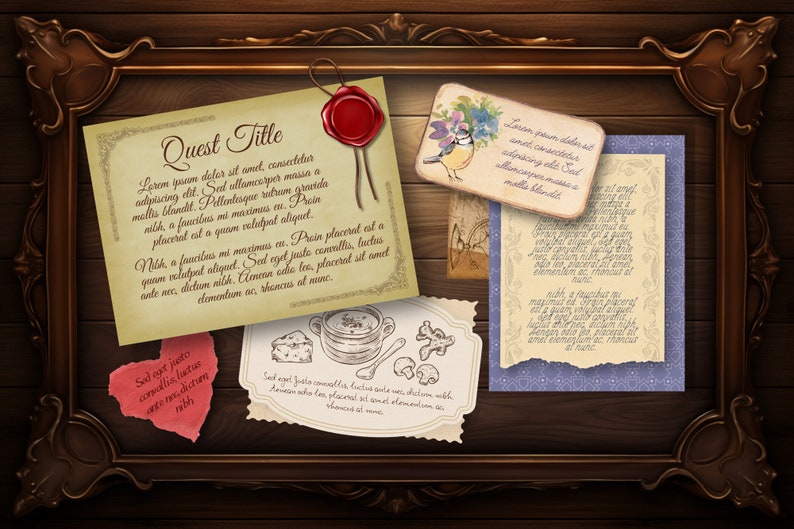 Quest Paper Rp Dnd Quest Board Canva Template: RPG GM Tools (digital Download) - Etsy