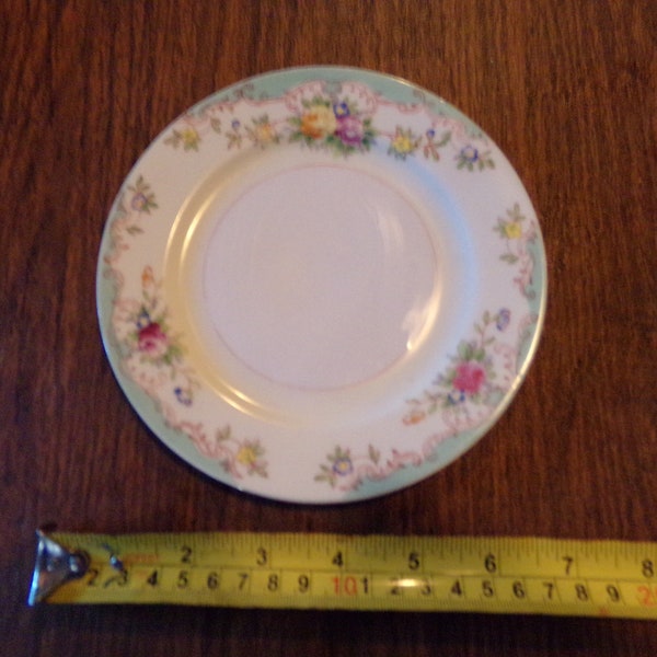 Vintage-Noritake Fine China-Morimura Brothers-Sedan Pattern #11292-Bread & Butter Plate 6 3/8"inch-Gold Rim-Circa 1950's-Pre-Owned VG