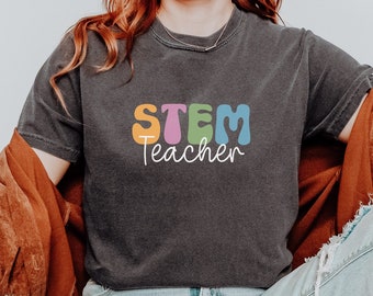 STEM Teacher Shirt Science Technology Engineering Math Teacher Stem Teacher Gift Back To School Science Teacher Shirt Specials Squad