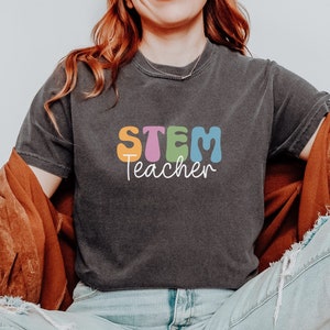 STEM Teacher Shirt Science Technology Engineering Math Teacher Stem Teacher Gift Back To School Science Teacher Shirt Specials Squad