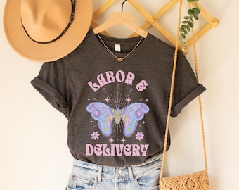 Retro L&D Shirt, Labor and Delivery Nurse Shirt, Labor and Delivery RN Gift, Baby Nurse Tees, L and D Nurse Tees, Labor Delivery Nurse Shirt