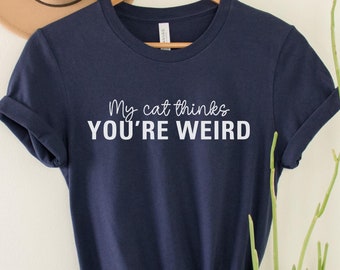 Childless Cat Lady Shirt, My Cat Thinks You're Weird, Election Political Shirts, Kamala Harris 2024, Childless Cat Ladies, Democrat Shirts
