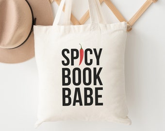 Spicy Book Tote Bag Smut Reading Tote Bag Book Lover Tote Bag Funny Book Tote Bag Bookish Tote Bag Spicy Romance Tote Bag Smut Gift Booktok