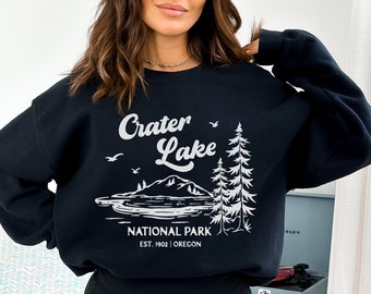 Crater Lake National Park Sweatshirt Crater Lake Sweatshirt National Park Crewneck Hiking Gifts Outdoor Shirt Oregon Crewneck Travel Shirt
