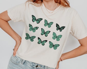 Butterfly Shirt, Cottagecore, Butterfly Lover Gift, Aesthetic Shirt, Boho Butterfly, Butterflies Shirt, Cute Butterfly Shirt, Insect Shirt