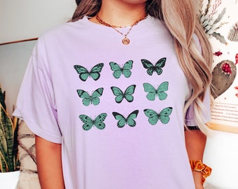 Butterfly Shirt, Cottagecore, Butterfly Lover Gift, Aesthetic Shirt, Boho Butterfly, Butterflies Shirt, Cute Butterfly Shirt, Insect Shirt