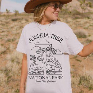 Joshua Tree National Park Shirt Comfort Colors Hiking Gifts Outdoorsy Shirts Cactus Shirt California Desert Shirt Camping Shirt Travel Tee