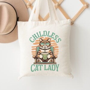 Childless Cat Lady Tote, Kamala Coconut Tote Bag, Childless Cat Ladies, Kamala Harris Tote, Democrat Tote, Madam President, Feminist Tote