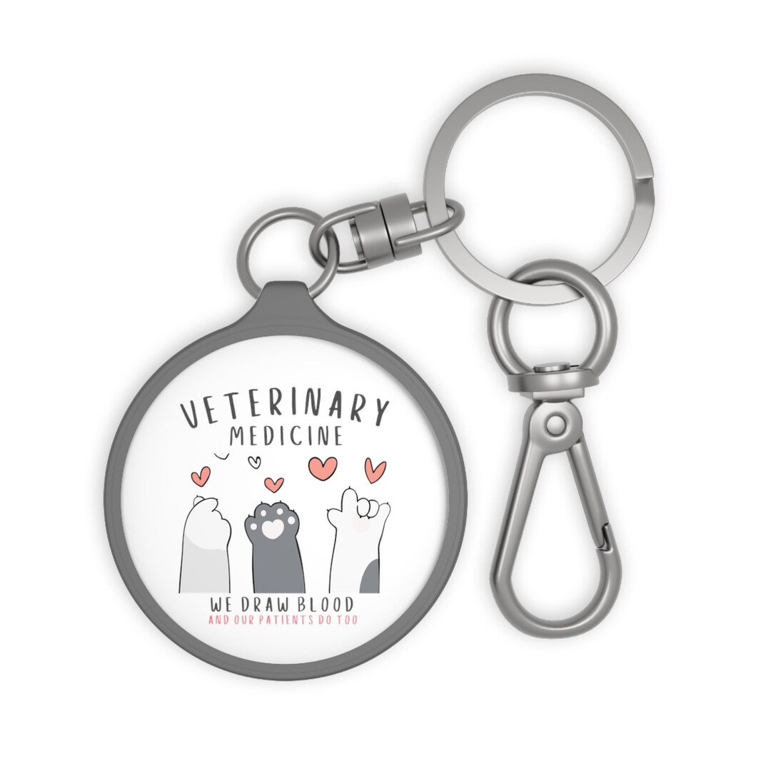 Key Chain Veterinary Veterinary Gift, Funny Veterinary Humor, Veterinary Technician, Vet ...