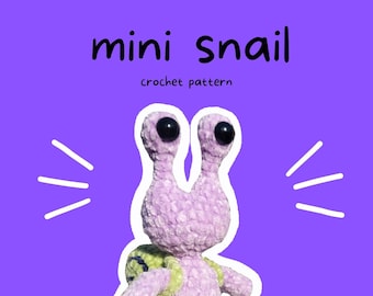 Mini Snail Doll/Plüschtier Häkelanleitung