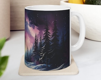 Norrskensmugg, Aurora Borealis-mugg, Alaska-present, Natthimlemugg, Aurora Borealis-present, Naturälskare, Islandsmugg