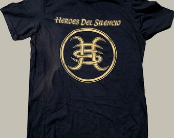 Heroes Del Silencio エロエス・デル・シレンシオ Tシャツ M Heroes Del Silencio , black t-shirt , senderos de traicion album