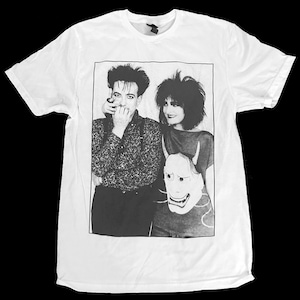 Siouxsie Sioux and Robert white tee