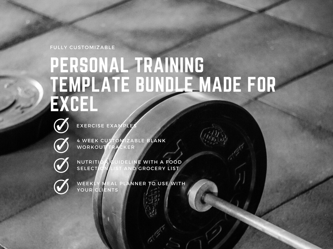 Personal Trainer Program Template Forms BUNDLE / Exercise Selection