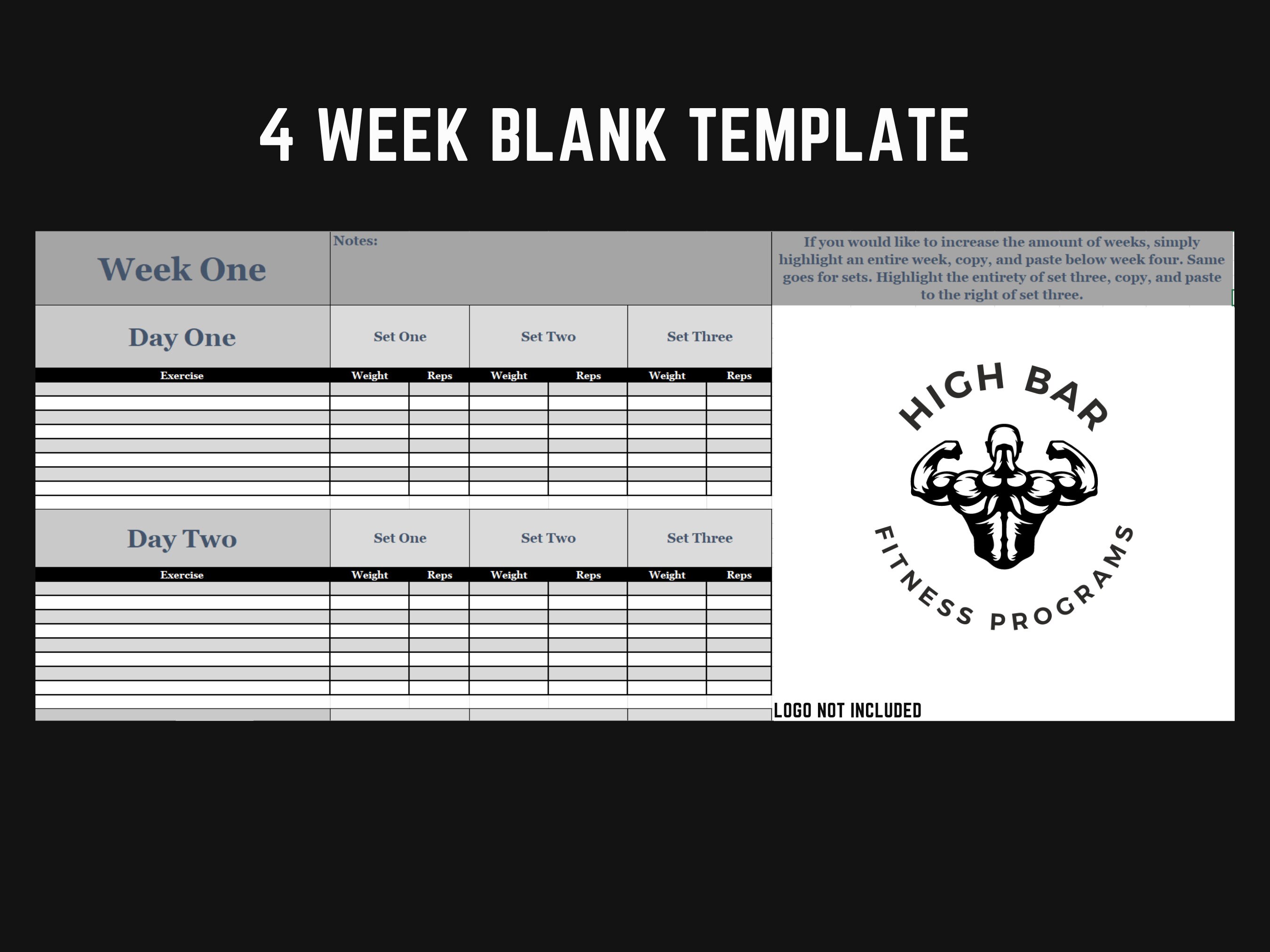 Personal Trainer Program Template Forms BUNDLE / Exercise Selection Personal Trainer Program Template Forms BUNDLE / Exercise Selection