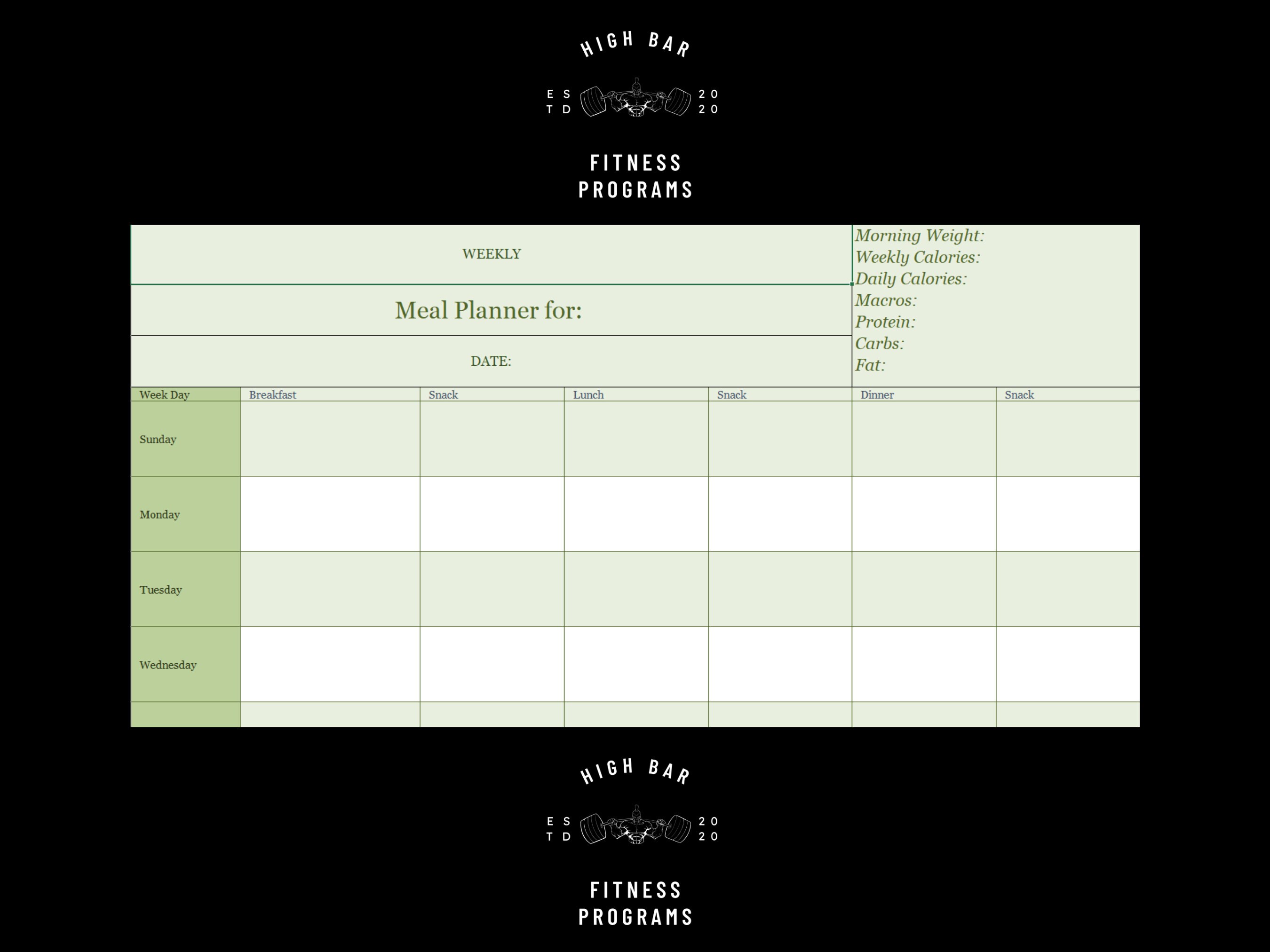 Personal Trainer Program Template Forms BUNDLE / Exercise Selection Personal Trainer Program Template Forms BUNDLE / Exercise Selection