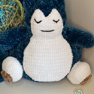 Crochet Snorlax Stuffie