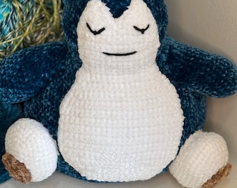 Crochet Snorlax Stuffie