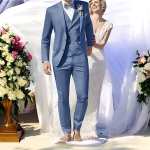 Men’s Luxury Suit, Groomsmen Wedding Suit, 3 Piece For Men, Tailoring Suit, Formal Wear, Stylish Suit, For Men