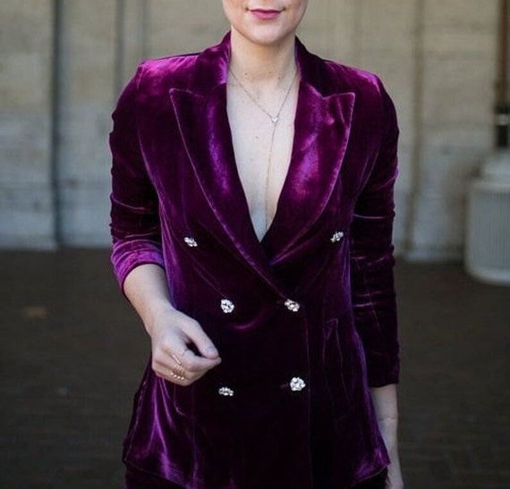 Next purple 2025 velvet jacket