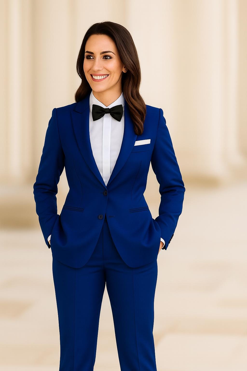 tuxedo dress blue Ridge Denim Blue Tuxedo by Allure Men main image 0