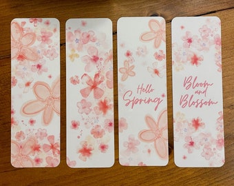 Spring Bookmarks | Pink Sakura/Cherry Blossoms