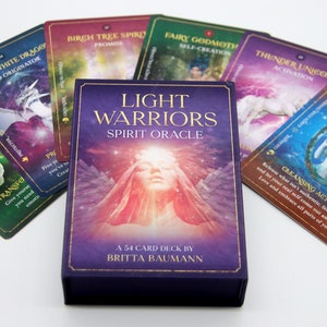 Light Warriors Spirit Oracle: A 54 Oracle Card Deck di Britta Baumann