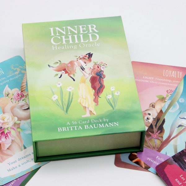 Inner Child Healing Oracle: 56 Oracle Cards & Guidebook by Britta Baumann