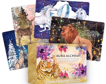Aura Alchemy Oracle: A 47-Card Deck & Guidebook by Britta Baumann