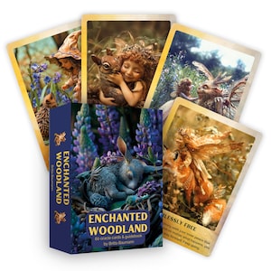 Enchanted Woodlands Oracle: Um baralho de 60 cartas e guia por Britta Baumann