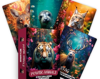 Power Animals Oracle: A 68-Card Deck & Guidebook by Britta Baumann